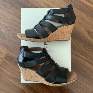 Rockport Briah Gladiator Cork Wedge Sandal